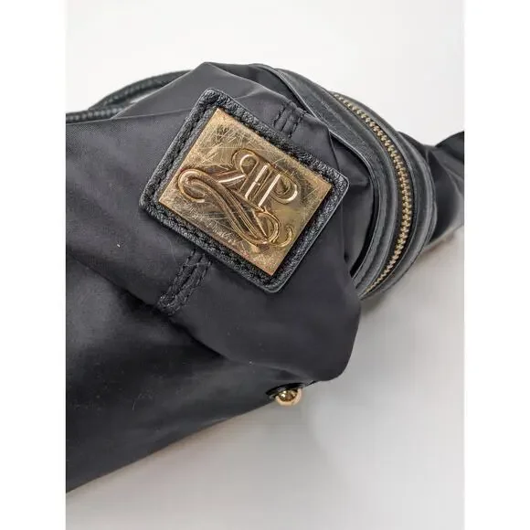 Rosie Pope Pregnant In Heals black Nylon pebbled leather diaper bag black - Picture 3 of 13